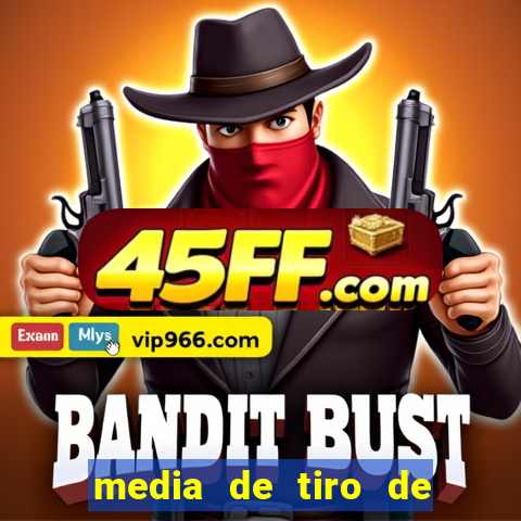 media de tiro de meta por jogo